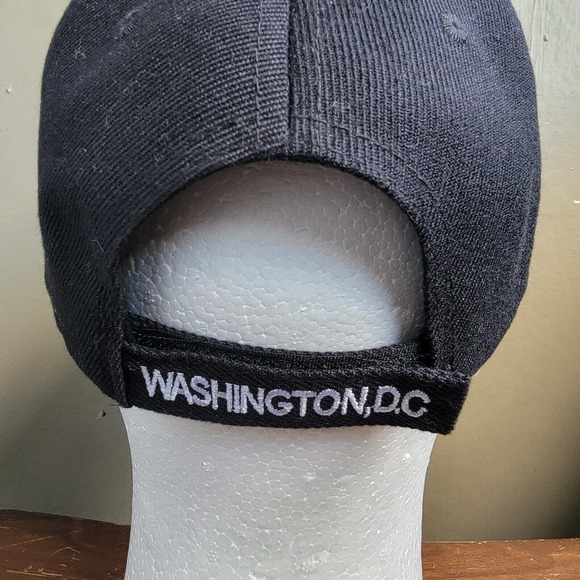 FBI Washington DC Black Hat Cap Strapback Adjustable City Hunter OSFM - Picture 6 of 12